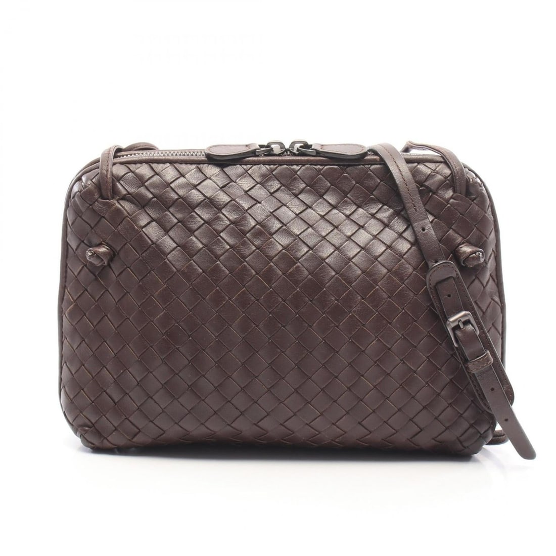Bottega Veneta Nodini Intrecciato Shoulder Bag/Handbag, Leather, Women's, Brown: --- Catalog ---Category: SizeSize (HxWxD): 17cm x 23cm x 5cm / 6.69'' x 9.05'' x 1.96''Strap Length: 125cm - 137cm / 49.21'' - 53.93''Category: DesignType: Handbag, Shoulder bagColor: BrownGender: Wom