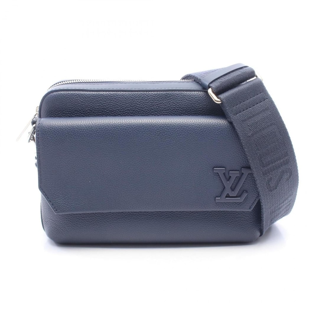 Louis Vuitton Fastline Messenger Aerogram Shoulder Bag Handbag Leather Men's Navy M22611: --- Catalog ---Category: SizeSize (HxWxD): 19cm x 23cm x 7cm / 7.48'' x 9.05'' x 2.75''Category: DesignType: Handbag, Shoulder bagColor: NavyGender: MenMaterial: Leather Category: GeneralMPN: M22611Br