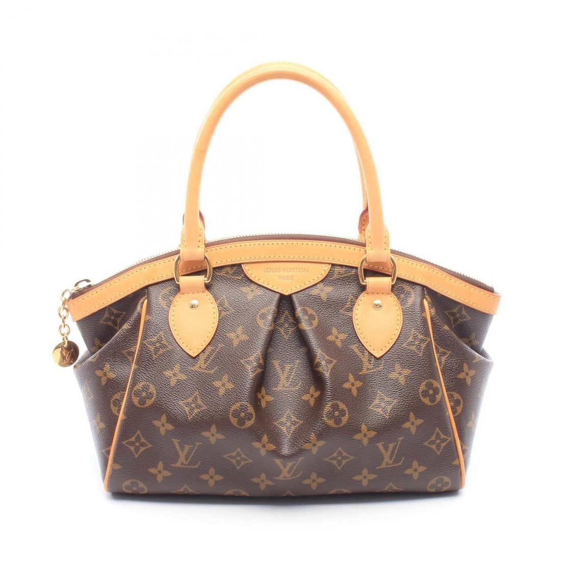 Louis Vuitton Tivoli PM Monogram Handbag, Coated Canvas and Leather, Pattern, Women's, Brown, M40143: --- Catalog ---Category: SizeSize (HxWxD): 22cm x 29cm x 14cm / 8.66'' x 11.41'' x 5.51''Category: DesignType: HandbagColor: BrownGender: WomenMaterial: Monogram , Leather Category: GeneralMPN: M40143
