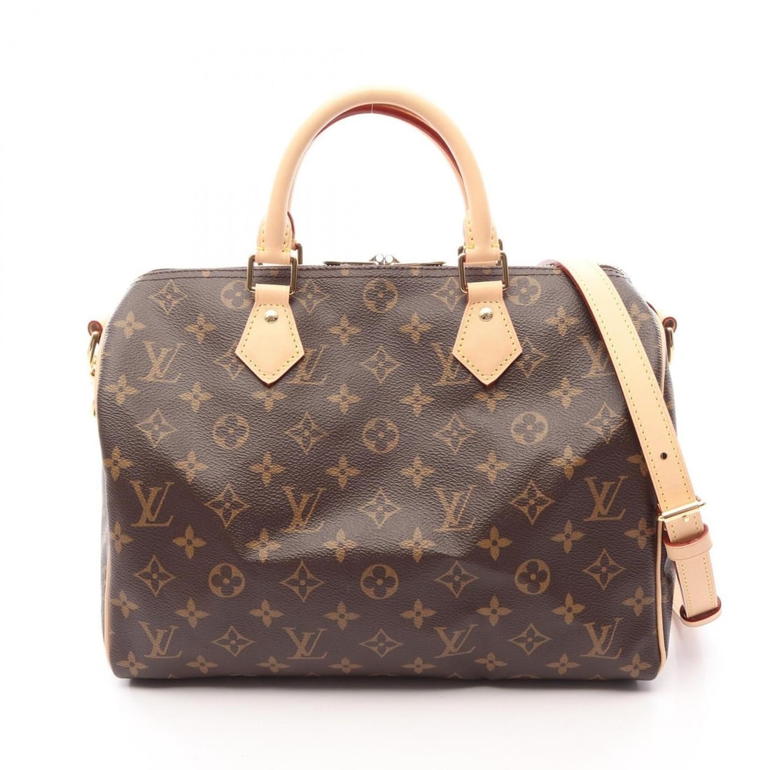 Louis Vuitton Speedy Bandoulière 30 Monogram 2-Way Handbag, Coated Canvas and Leather, Pattern,: --- Catalog ---Category: SizeSize (HxWxD): 21cm x 30cm x 17cm / 8.26'' x 11.81'' x 6.69''Category: DesignType: HandbagColor: BrownGender: WomenMaterial: Monogram , PVC , Leather Category: GeneralMPN: 