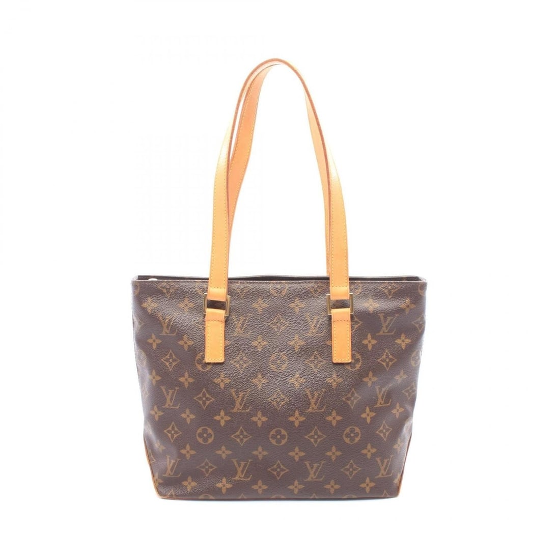 Louis Vuitton Cabas Piano Shoulder Bag/Handbag, Coated Canvas and Leather, Monogram Pattern,: --- Catalog ---Category: SizeSize (HxWxD): 24.5cm x 27cm x 12cm / 9.64'' x 10.62'' x 4.72''Strap Length: 59cm / 23.22''Category: DesignType: Shoulder bagColor: BrownGender: WomenMaterial: Coated canva