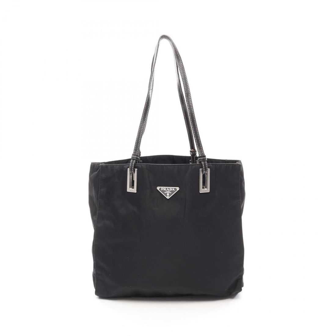 Prada PRADA Tote Bag Handbag Nylon Leather Women's Black (1 of 15)