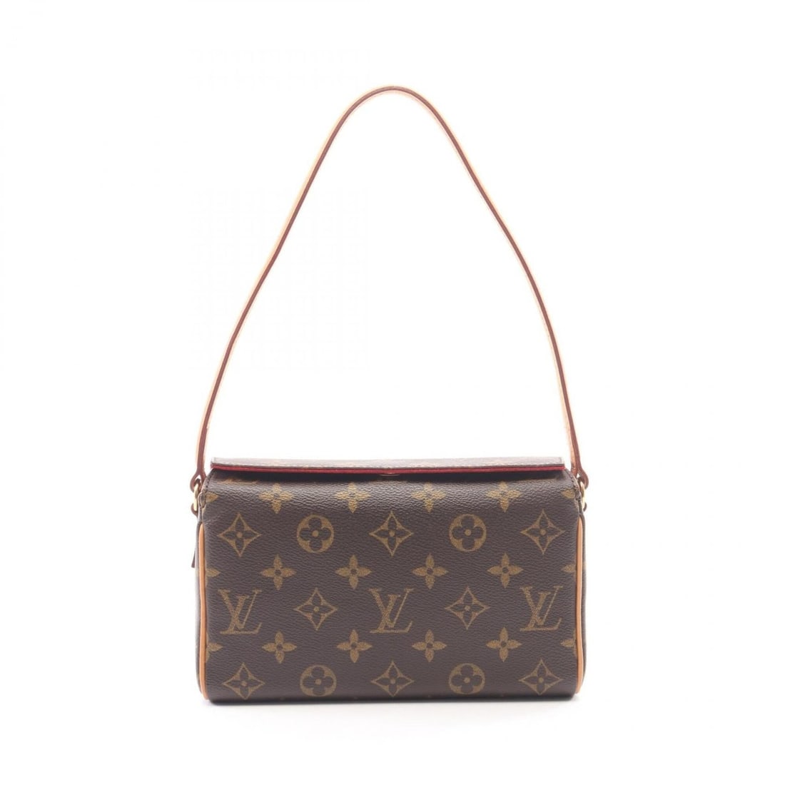 Louis Vuitton LOUIS VUITTON Recital Monogram Handbag, Coated Canvas and Leather, Pattern, Women's,: --- Catalog ---Category: SizeSize (HxWxD): 13cm x 20cm x 6cm / 5.11'' x 7.87'' x 2.36''Category: DesignType: HandbagColor: Brown, MonogramGender: WomenMaterial: Monogram , Leather Category: GeneralMPN