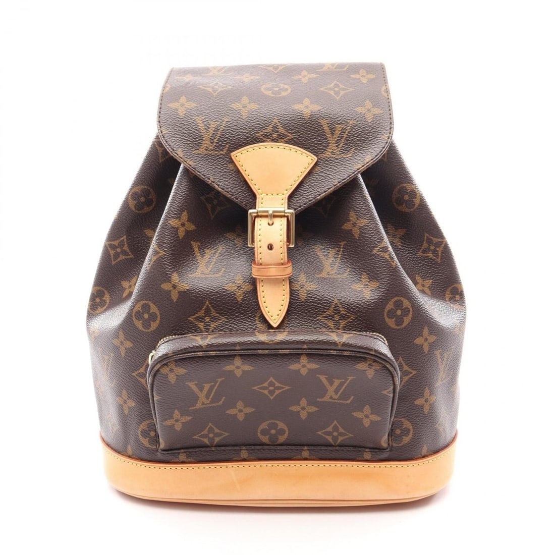 Louis Vuitton Montsouris MM Backpack/Handbag, Coated Canvas and Leather, Monogram Pattern, Women's,: --- Catalog ---Category: SizeSize (HxWxD): 30cm x 25cm x 12cm / 11.81'' x 9.84'' x 4.72''Category: DesignType: BackpackColor: Brown, MonogramGender: WomenMaterial: Coated canvas , Leather Category: Ge