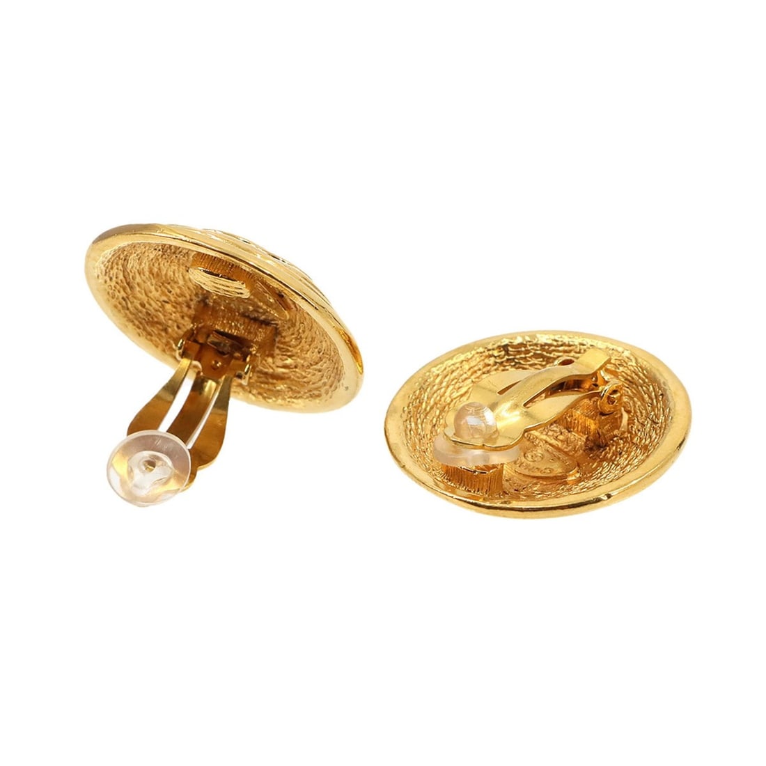 Chanel Coco Mark Earrings (Gold) - 3