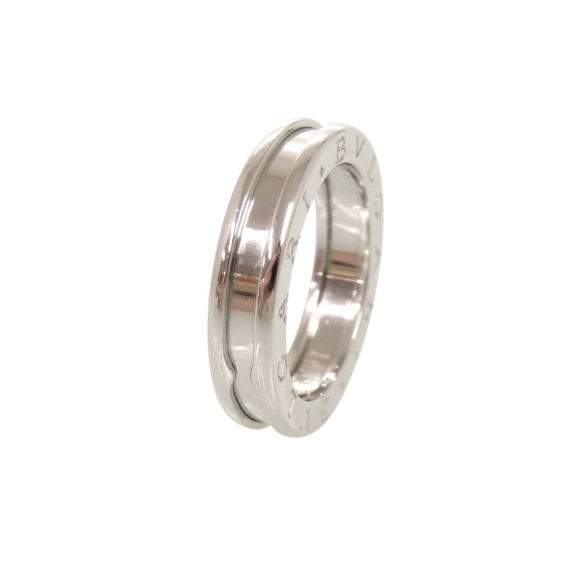 Bulgari B.zero1 1-band 18KWG 750WG #53 White Gold Ring Jewelry 1517BVLGARI (1 of 8)
