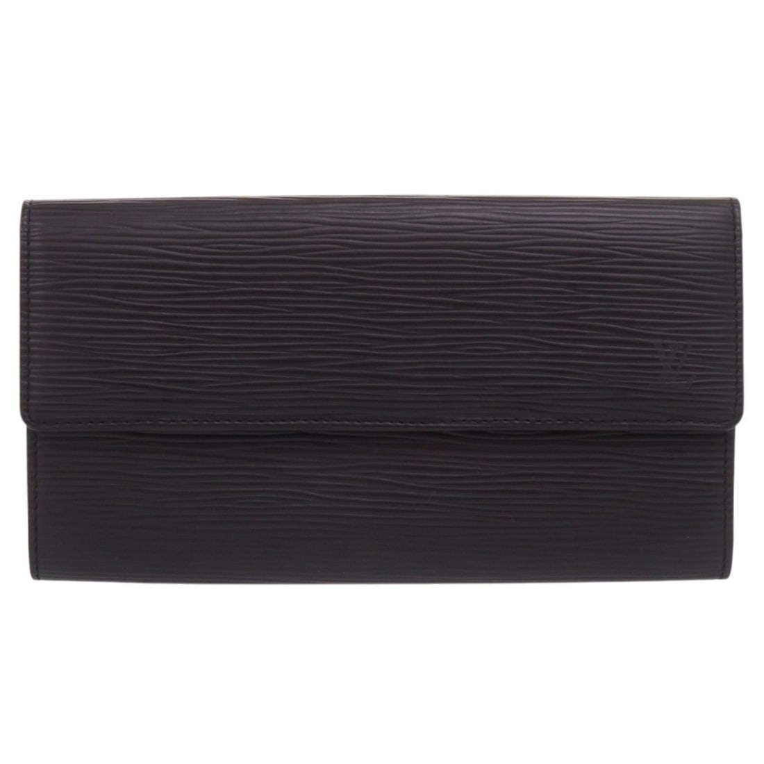 Louis Vuitton Pochette Portemonnaie Credit Epi M63572 Leather Noir Long Wallet Black LV 0912LOUIS: --- Catalog ---Category: SizeSize (HxWxD): 10.5cm x 19cm x 2cm / 4.13'' x 7.48'' x 0.78''Category: DesignType: Long wallet (bi-fold)Color: Black, NoirGender: MenMaterial: Epi leather Category: General