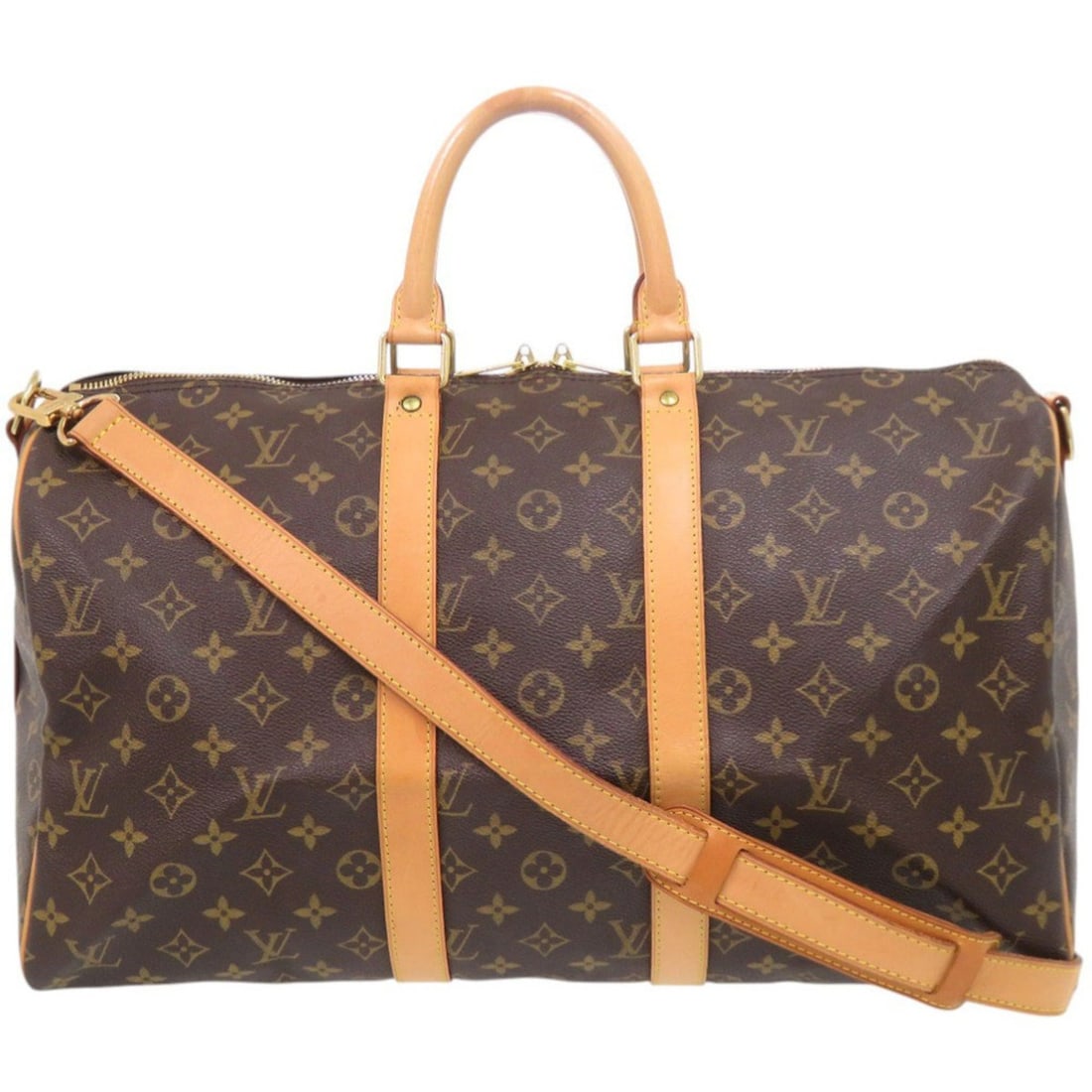 Louis Vuitton Keepall Bandoulière 45 Monogram M41418 Boston Bag LV 0161 LOUIS VUITTON: --- Catalog ---Category: SizeSize (HxWxD): 26cm x 45cm x 20cm / 10.23'' x 17.71'' x 7.87''Category: DesignType: Boston bagColor: Brown, MonogramGender: Men,WomenMaterial: Monogram Category: GeneralMPN
