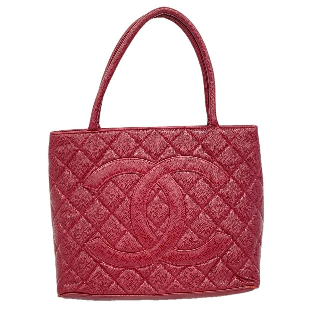 Chanel Tote Bag, Reissue Tote, Caviar Leather, Bordeaux/Champagne, Women's (1 of 10)