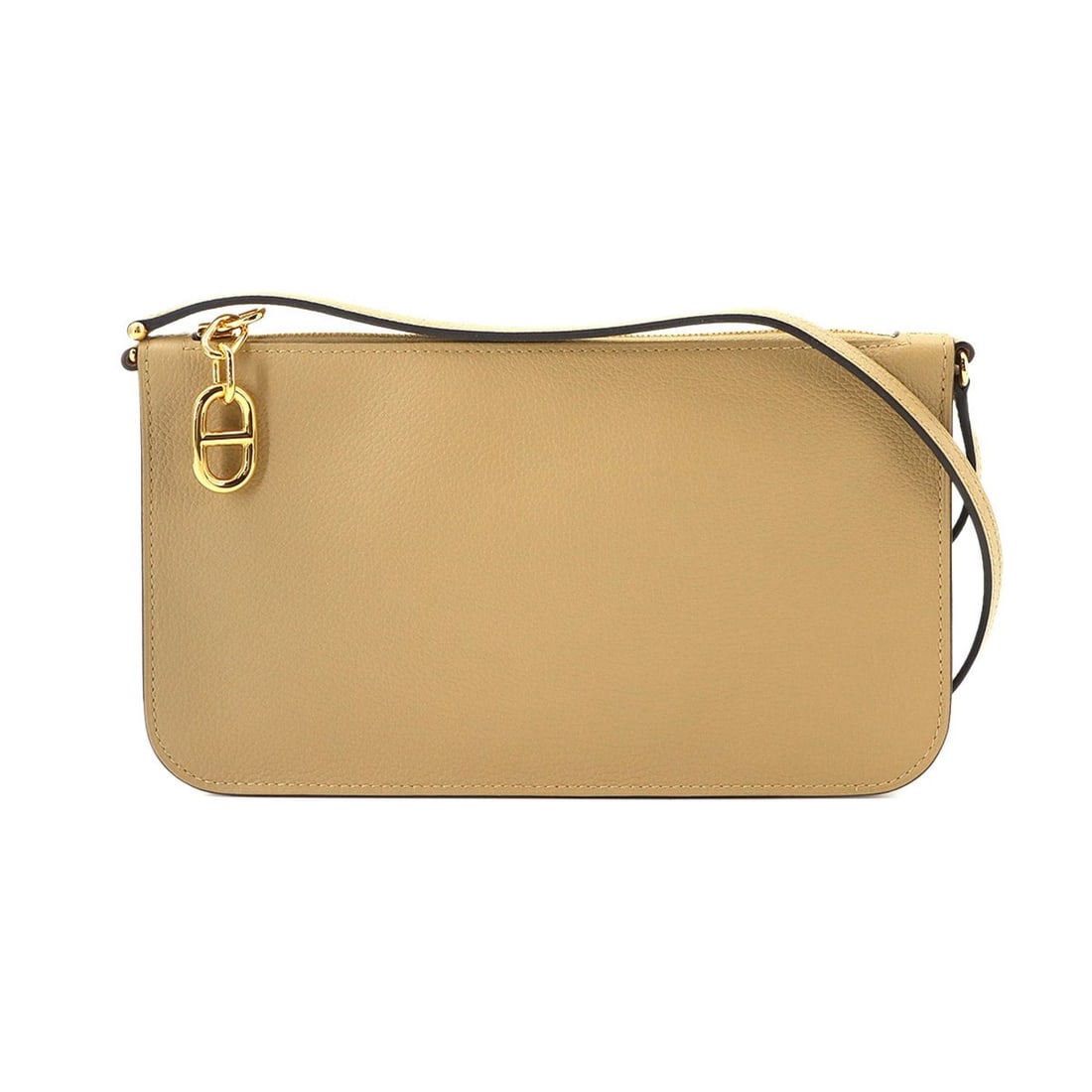 Hermes Zip Ango To Go Chaine d'Ancre Shoulder Bag Evercolor Craft K Stamp Gold Hardware: --- Catalog ---Category: SizeSize (HxWxD): 12cm x 21.5cm x 3.5cm / 4.72'' x 8.46'' x 1.37''Category: DesignType: Shoulder bagColor: KraftGender: WomenMaterial: Evercalf leather Category: GeneralBrand: