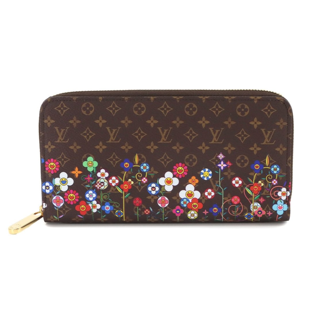 Louis Vuitton LVx™ Zippy Wallet Round Long Monogram Multicolor Takashi Murakami M14162 RFID: --- Catalog ---Category: SizeSize (HxWxD): 10.5cm x 19.5cm x 2.5cm / 4.13'' x 7.67'' x 0.98''Category: DesignType: Long wallet (bi-fold)Color: Monogram, Multi-colorGender: WomenMaterial: Monogram , Ca