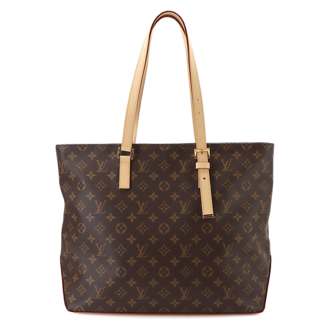 Louis Vuitton Monogram Mezzo Tote Handbag, Brown, M47134, Gold Hardware, RFID Blocking (1 of 9)