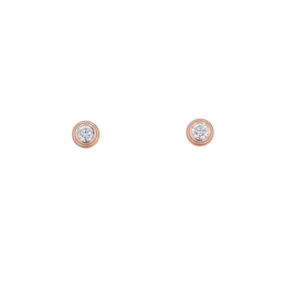 Cartier Damour Earrings Mini Model Diamond 2P Total 0.08ct 18KPG Pink Gold B8301214: --- Catalog ---Category: SizeWeight: 1.2g / 0.04oz.Diameter: 3.7mm / 0.14''Category: DesignType: Stud earringsStone: DiamondGender: WomenMaterial: Pink gold (18K)Weight (ct.): 0.08Category: GeneralBra