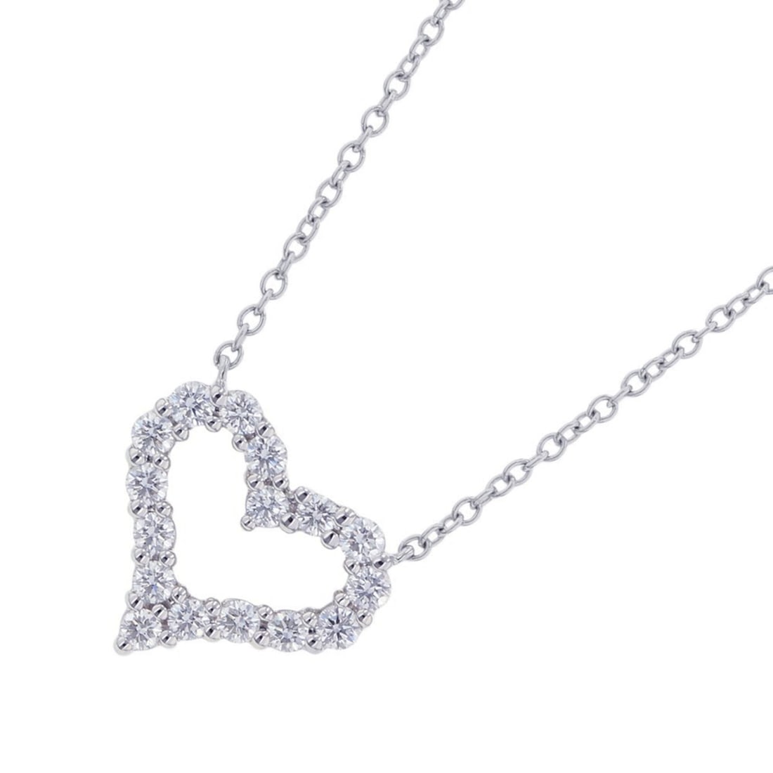 Tiffany & Co. Sentimental Heart Pendant Mini Diamond Necklace, 0.31ct Total, Pt950 Platinum,: --- Catalog ---Category: SizeWeight: 3.3g / 0.11oz.Pendant Size: 11.2mm x 12.2mm / 0.44'' x 0.48''Neck Circumference: 41 cm / 16.14''Category: DesignStone: DiamondGender: WomenMaterial: Platinum 950Pe