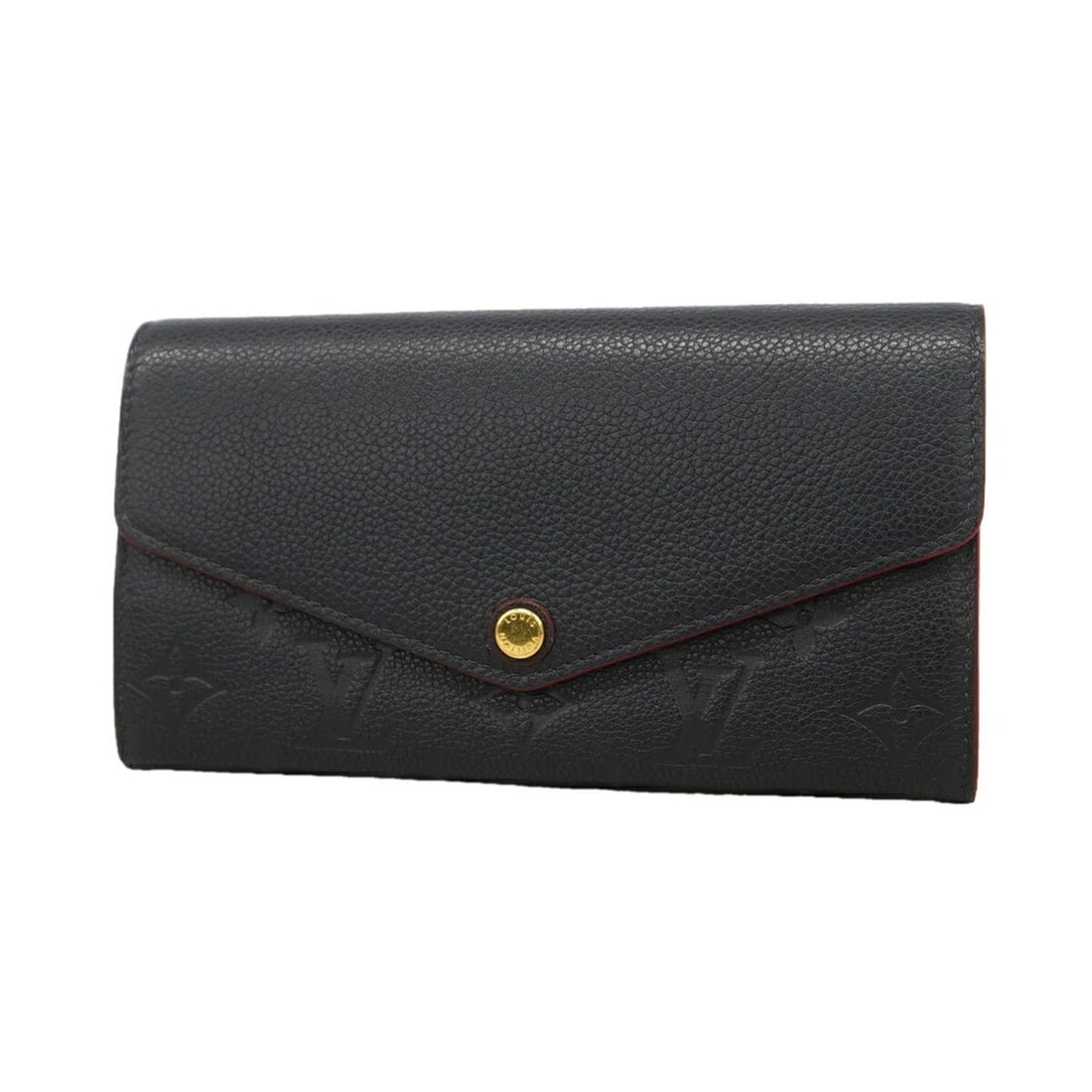 Louis Vuitton Monogram Empreinte Portefeuille Sarah Long Wallet M62125 Marine Rouge (Women's) (1 of 9)