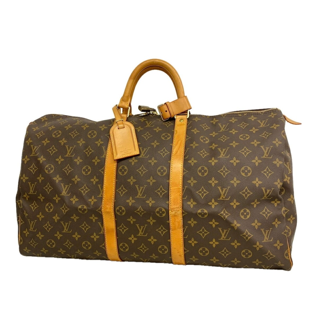Louis Vuitton Bags - Boston Monogram Keepall 55 M41424 Brown Men's & Women's: --- Catalog ---Category: SizeSize (HxWxD): 34cm x 55cm x 25cm / 13.38'' x 21.65'' x 9.84''Category: DesignType: Boston bagColor: BrownGender: Men,WomenCategory: GeneralMPN: M41424Brand: Louis Vuitton-