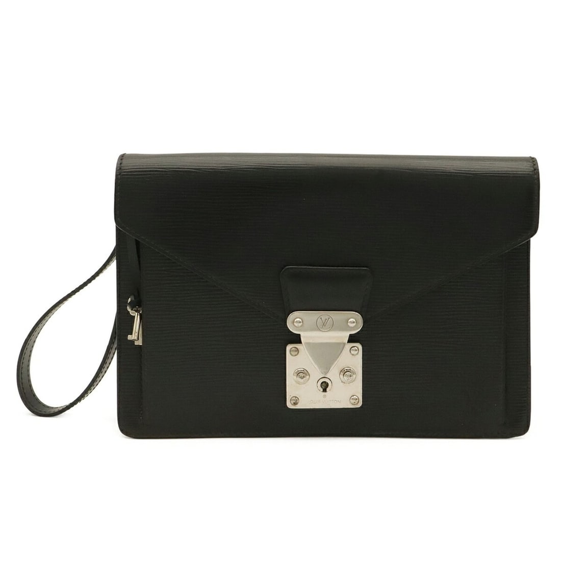 LOUIS VUITTON Louis Vuitton Epi Pochette Sellier Dragonne Second Bag Noir Black No stickiness Key: --- Catalog ---Category: SizeSize (HxWxD): 18cm x 26cm x 5cm / 7.08'' x 10.23'' x 1.96''Category: DesignType: PochetteColor: Black, Noir, WhiteGender: WomenMaterial: Epi leather Category: GeneralMPN: 