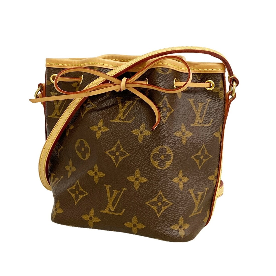 Louis Vuitton Monogram Nano Noe Shoulder Bag M41346 Brown Women's: --- Catalog ---Category: SizeSize (HxWxD): 15.5cm x 13cm x 10cm / 6.1'' x 5.11'' x 3.93''Category: DesignType: Shoulder bagColor: BrownGender: WomenCategory: GeneralMPN: M41346Brand: Louis Vuitton--- 