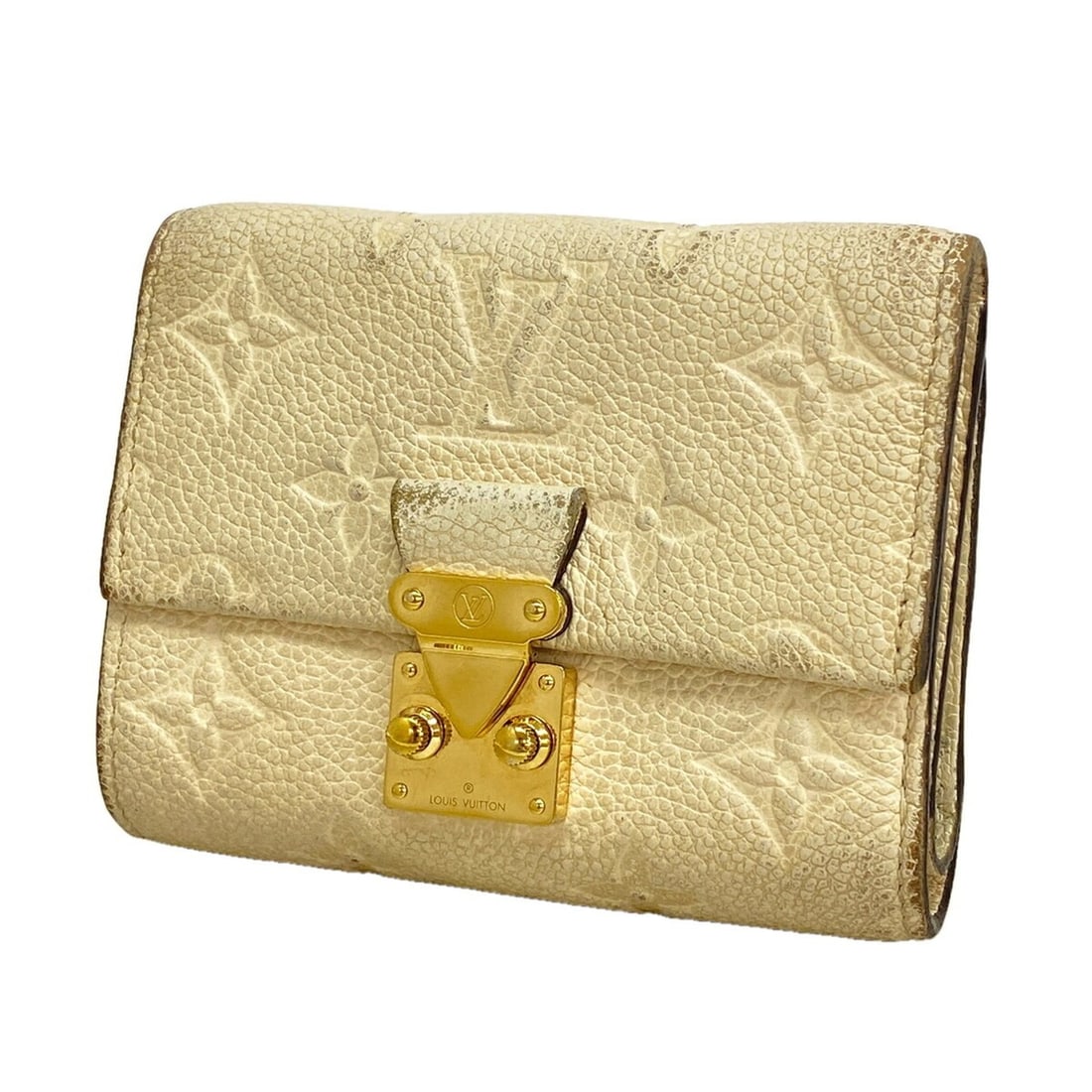 Louis Vuitton Tri-fold Wallet Monogram Empreinte Portefeuille Métis Compact M81071 Cream Ladies: --- Catalog ---Category: SizeSize (HxWxD): 8cm x 11cm x 3.5cm / 3.14'' x 4.33'' x 1.37''Category: DesignType: Wallet (tri-fold)Color: CreamGender: WomenCategory: GeneralMPN: M81071Brand: Louis Vuitton