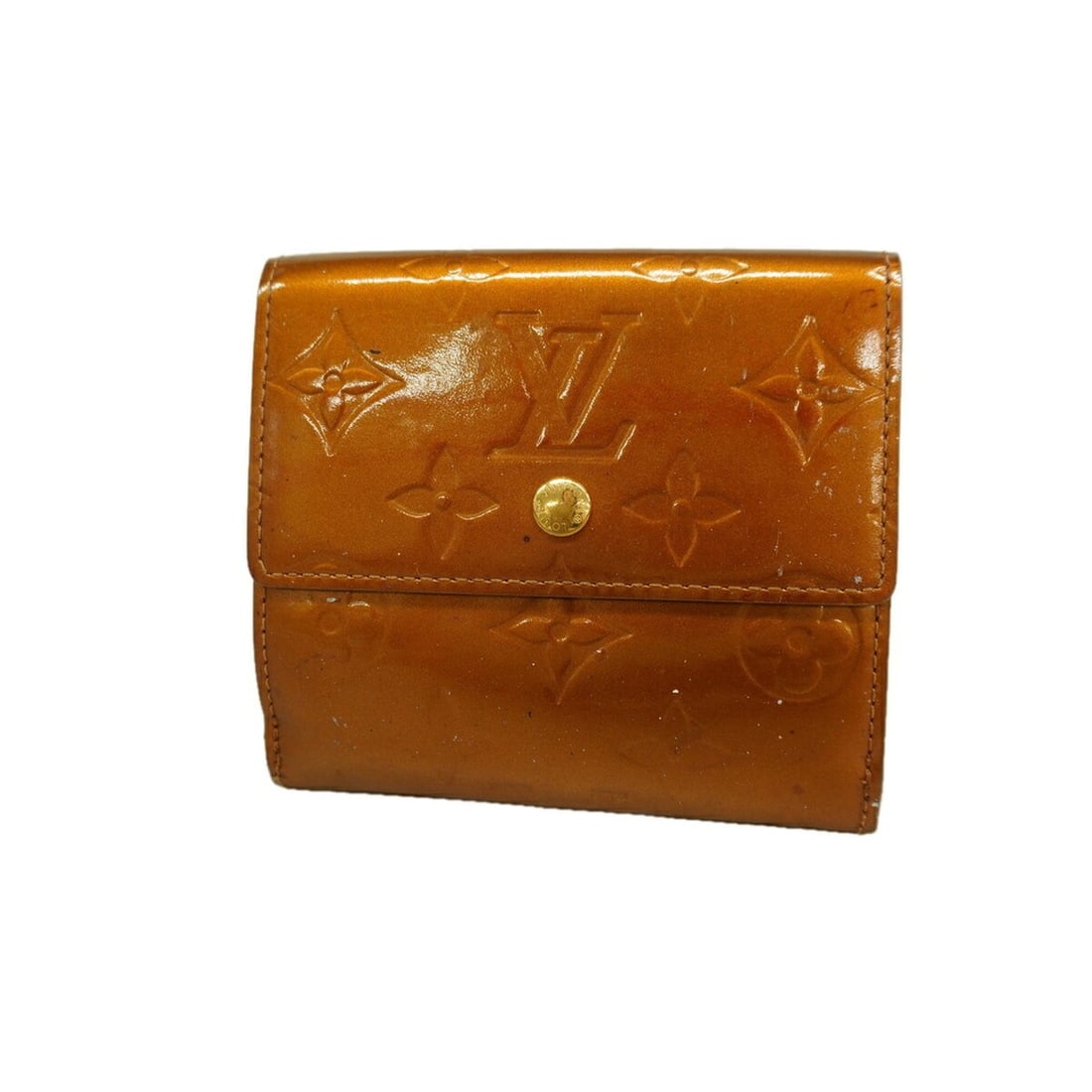Louis Vuitton Tri-fold Wallet Vernis Portemonnaie Billet Carte Credit M91170 Bronze Ladies: --- Catalog ---Category: SizeSize (HxWxD): 10cm x 11cm x 2cm / 3.93'' x 4.33'' x 0.78''Category: DesignType: Wallet (tri-fold)Color: BronzeGender: WomenCategory: GeneralMPN: M91170Brand: Louis Vuitton