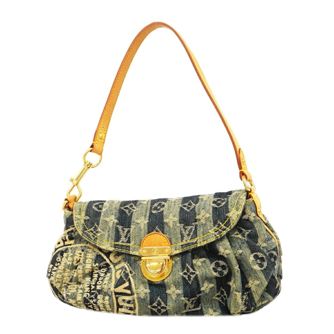 Louis Vuitton Monogram Denim Mini Pleated Raye Handbag M95333 Blue Women's: --- Catalog ---Category: SizeSize (HxWxD): 18cm x 26cm x 4cm / 7.08'' x 10.23'' x 1.57''Category: DesignType: HandbagColor: BlueGender: WomenCategory: GeneralMPN: M95333Brand: Louis Vuitton--- Item Li