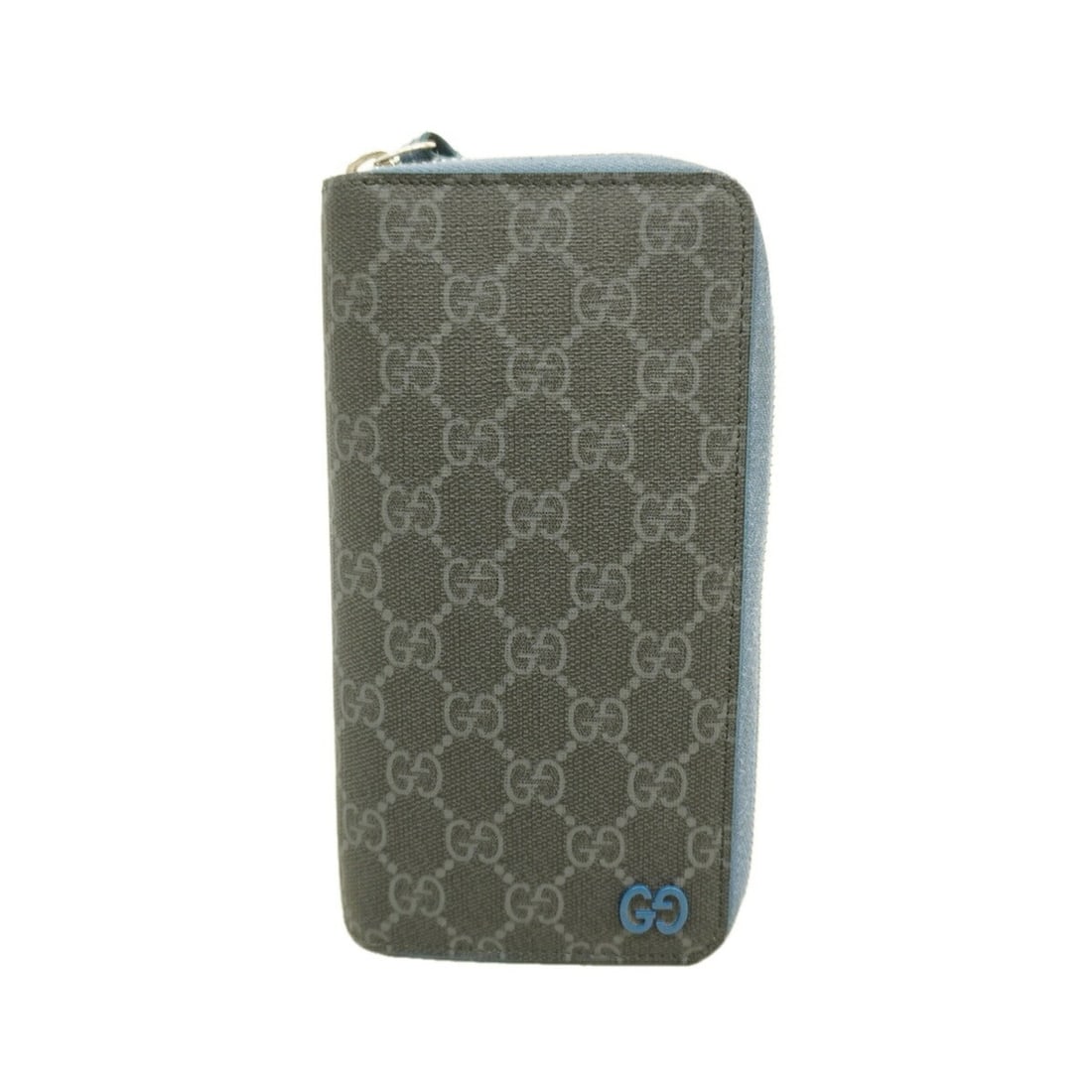 Gucci GG Supreme Long Wallet 822051 Blue Black Men's: --- Catalog ---Category: SizeSize (HxWxD): 19cm x 10cm x 2cm / 7.48'' x 3.93'' x 0.78''Category: DesignType: Long wallet (bi-fold)Color: Black, BlueGender: MenMaterial: PVC Category: GeneralMPN: 82205