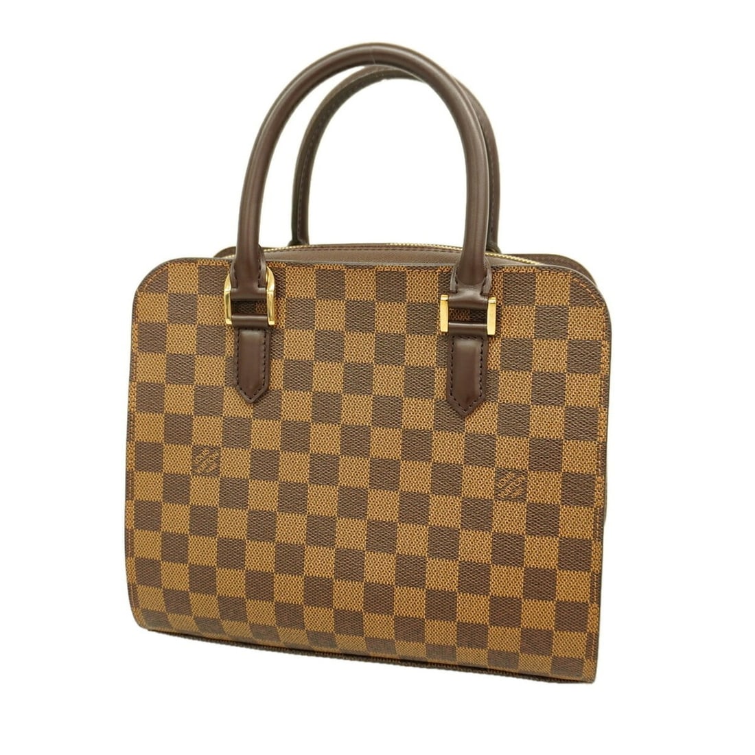 Louis Vuitton Damier Triana Handbag N51155 Ebene Women's: --- Catalog ---Category: SizeSize (HxWxD): 23.5cm x 26cm x 12cm / 9.25'' x 10.23'' x 4.72''Category: DesignType: HandbagColor: EbeneGender: WomenCategory: GeneralMPN: N51155Brand: Louis Vuitton--- Ite
