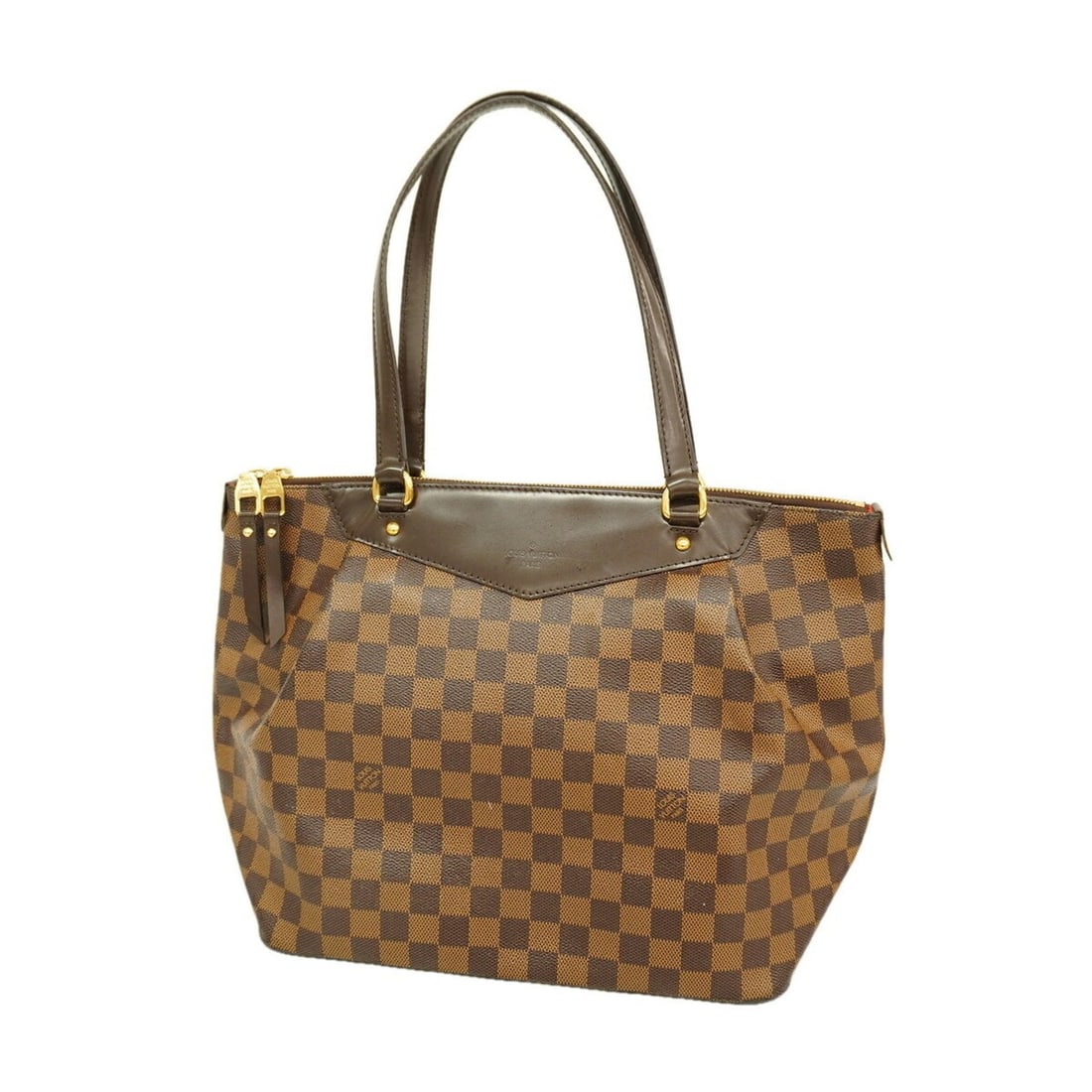 Louis Vuitton Damier Westminster GM Handbag N41103 Ebene Women's: --- Catalog ---Category: SizeSize (HxWxD): 28cm x 30cm x 17cm / 11.02'' x 11.81'' x 6.69''Category: DesignType: HandbagColor: EbeneGender: WomenCategory: GeneralMPN: N41103Brand: Louis Vuitton--- Item