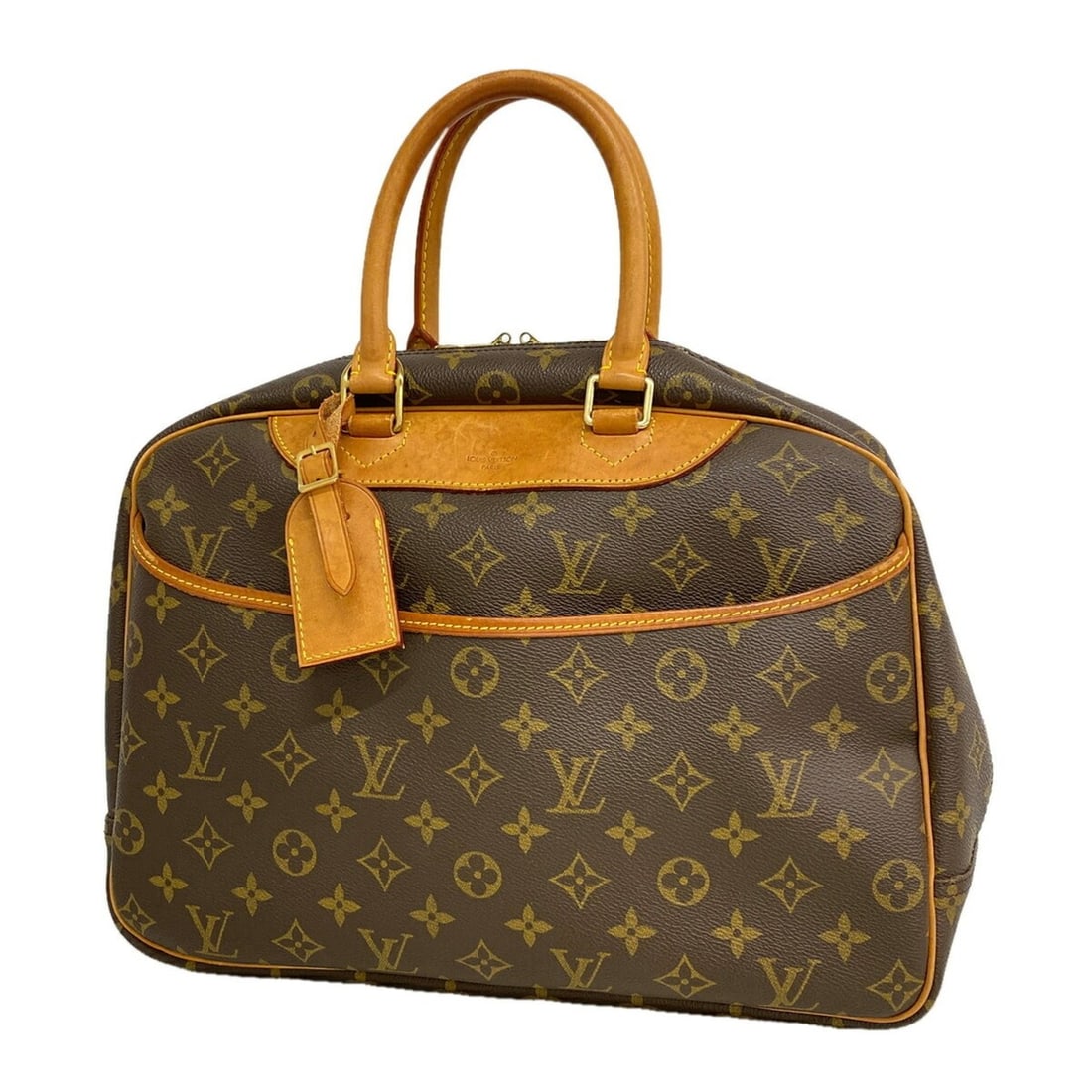 Louis Vuitton Monogram Deauville Handbag M47270 Brown Women's: --- Catalog ---Category: SizeSize (HxWxD): 27cm x 35cm x 13cm / 10.62'' x 13.77'' x 5.11''Category: DesignType: HandbagColor: BrownGender: WomenCategory: GeneralMPN: M47270Brand: Louis Vuitton--- Item