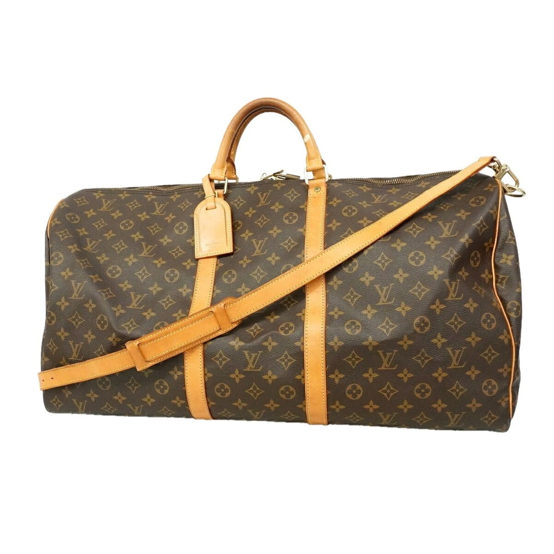 Louis Vuitton Bags - Boston Monogram Keepall Bandoulière 60 M41412 Brown Men's & Women's: --- Catalog ---Category: SizeSize (HxWxD): 33cm x 60cm x 26cm / 12.99'' x 23.62'' x 10.23''Category: DesignType: Boston bagColor: BrownGender: Men,WomenCategory: GeneralMPN: M41412Brand: Louis Vuitton