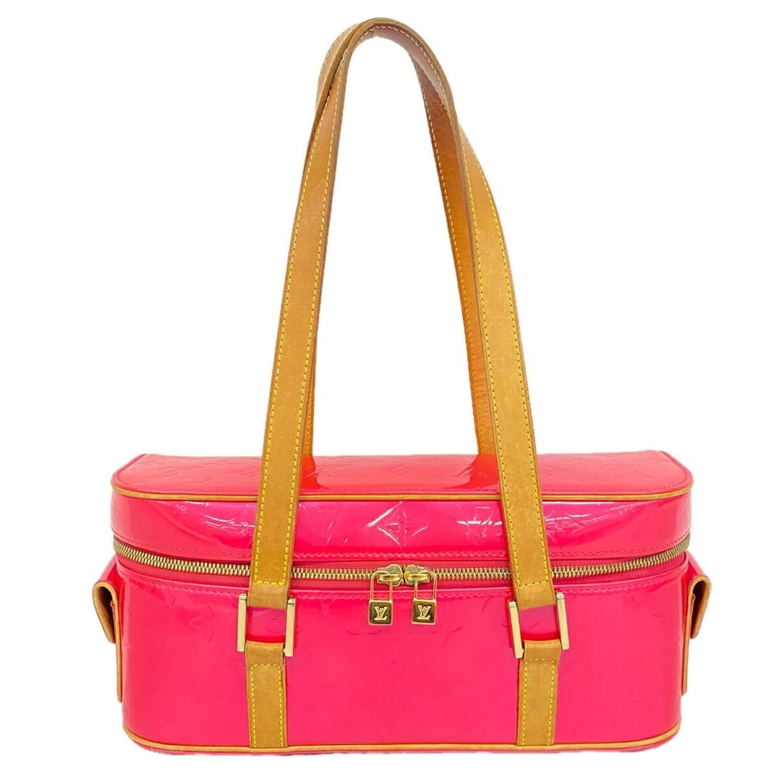 Louis Vuitton Vernis Sullivan Horizontal PM Shoulder Bag, M91269, Fuchsia Pink, Women's: --- Catalog ---Category: SizeSize (HxWxD): 14.5cm x 31cm x 11cm / 5.7'' x 12.2'' x 4.33''Category: DesignType: Shoulder bagColor: Fuchsia pinkGender: WomenCategory: GeneralMPN: M91269Brand: Louis Vuit
