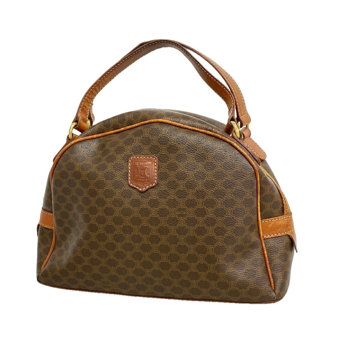 Celine Macadam Brown Handbag for Women: --- Catalog ---Category: SizeSize (HxWxD): 20cm x 29cm x 10cm / 7.87'' x 11.41'' x 3.93''Category: DesignType: HandbagColor: BrownGender: WomenMaterial: PVC Hardware Color: GoldCategory: GeneralBrand: