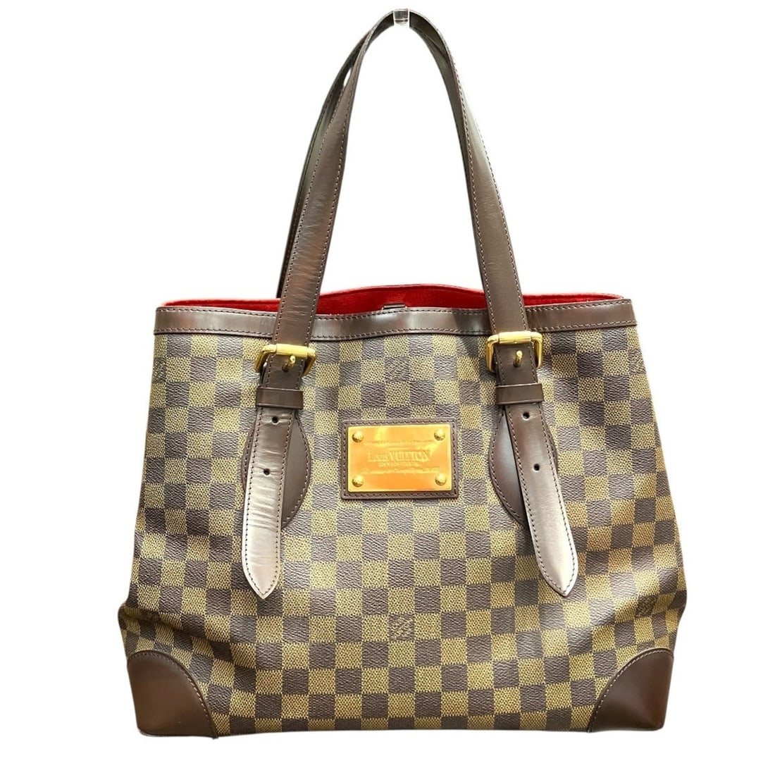 Louis Vuitton Damier Hampstead MM Shoulder Bag, Canvas Leather N51204: --- Catalog ---Category: SizeSize (HxWxD): 29cm x 35cm x 17cm / 11.41'' x 13.77'' x 6.69''Category: DesignType: Shoulder bagColor: Damier CanvasGender: WomenMaterial: Damier Canvas , Leather Category: