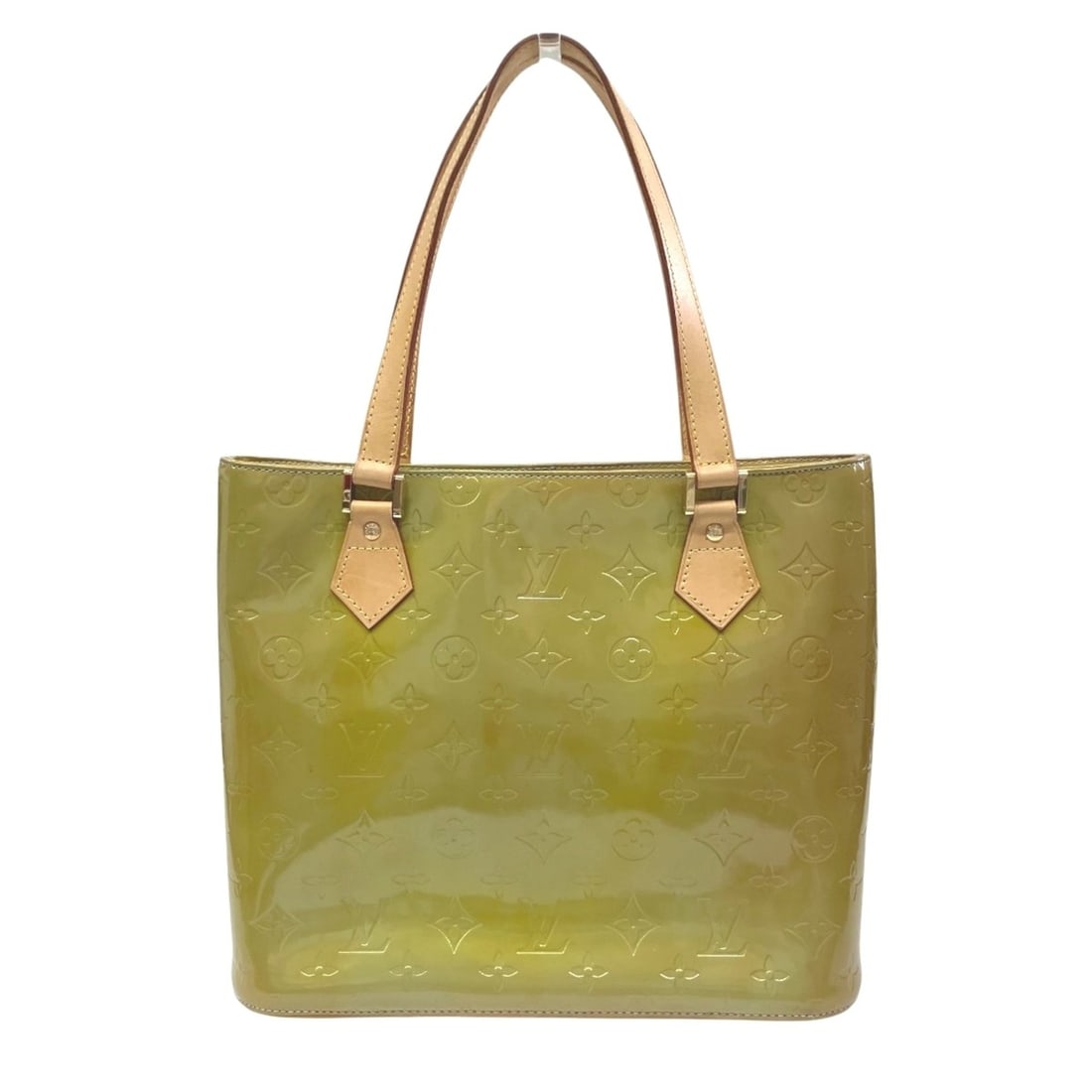 Louis Vuitton Houston Tote Bag, Vernis Patent Leather, M91005: --- Catalog ---Category: SizeSize (HxWxD): 25cm x 30cm x 16cm / 9.84'' x 11.81'' x 6.29''Category: DesignType: Tote bagColor: Galle, GreenGender: WomenMaterial: Patent leather Category: GeneralMPN: M9