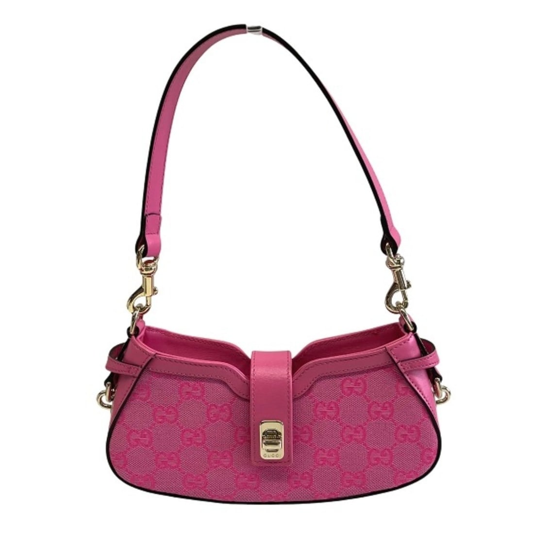 Gucci Moonside Mini Shoulder Bag, GG Canvas, Leather, 786035 (1 of 9)