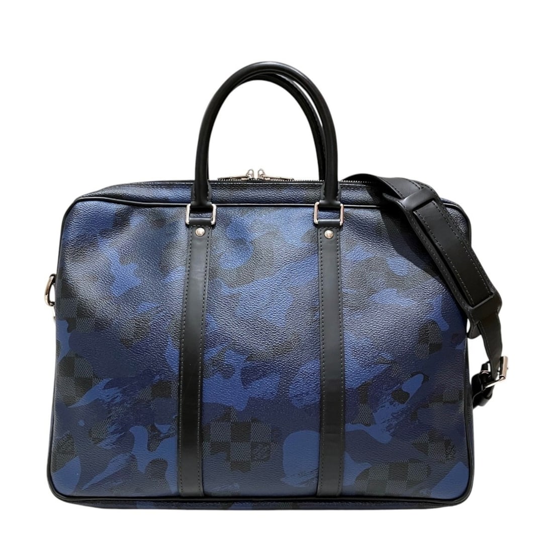 Louis Vuitton Portedocuments Voyage Business Bag, Damier Cobalt, Canvas, Leather, N41507: --- Catalog ---Category: SizeSize (HxWxD): 27cm x 36cm x 5.5cm / 10.62'' x 14.17'' x 2.16''Category: DesignColor: Damier CobaltGender: WomenMaterial: Damier Canvas , Leather Category: GeneralMPN: