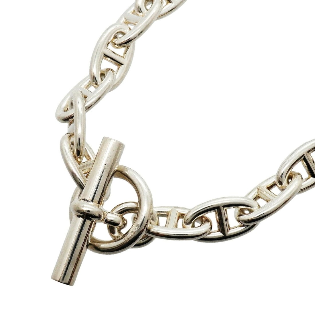 Hermes Chaine d'Ancre GM Necklace, 29 links, Sterling Silver 925, Men's/Women's. (1 of 12)