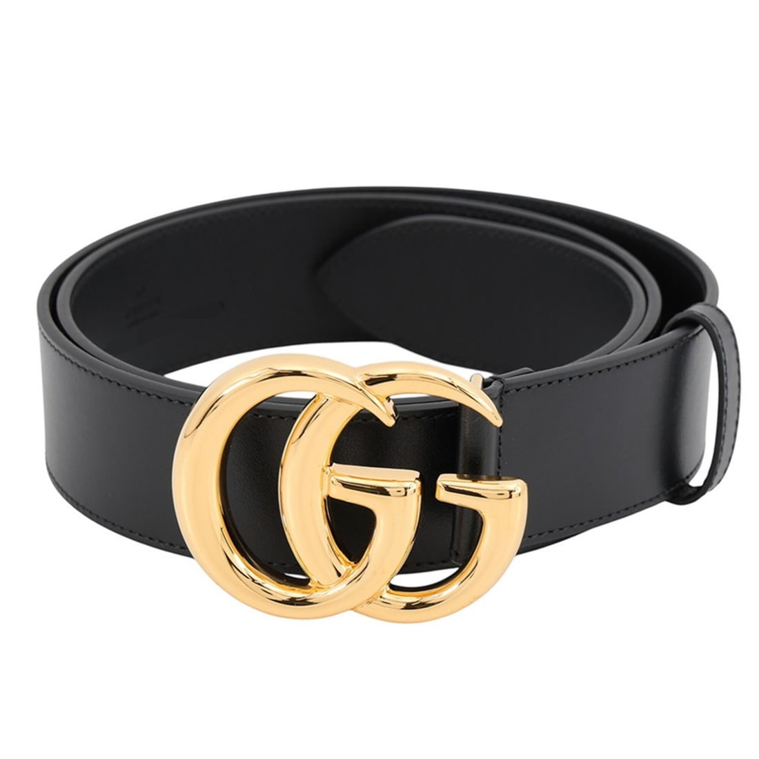 Gucci Double G Wide Belt Leather Size 95 GUCCI Black Handbag: --- Catalog ---Category: SizeWidth: 3.9cm / 1.53''Length: 90.5cm - 100.5cm / 35.62'' - 39.56''Buckle Size: 6cm x 7.7cm / 2.36'' x 3.03''Category: DesignType: Standard beltColor: BlackGender: MenMateri