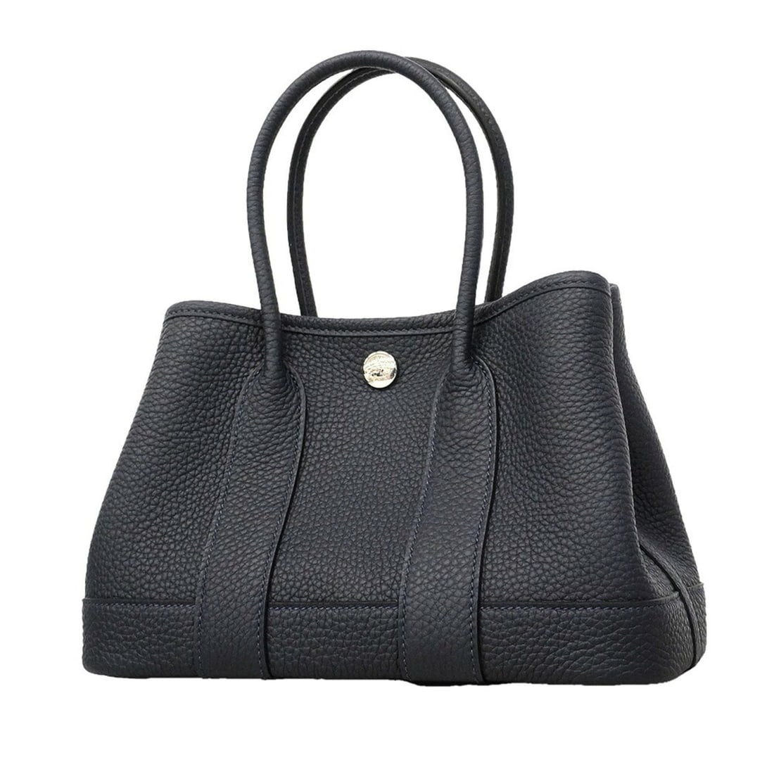 Hermes Neo Garden Tote Bag, Togo Leather, Blue Nuit, G Stamp, Women's: --- Catalog ---Category: SizeSize (HxWxD): 15.5cm x 24.5cm x 12cm / 6.1'' x 9.64'' x 4.72''Category: DesignType: Tote bagColor: Blue nuitGender: WomenMaterial: Togo leather Hardware Color: SilverCateg