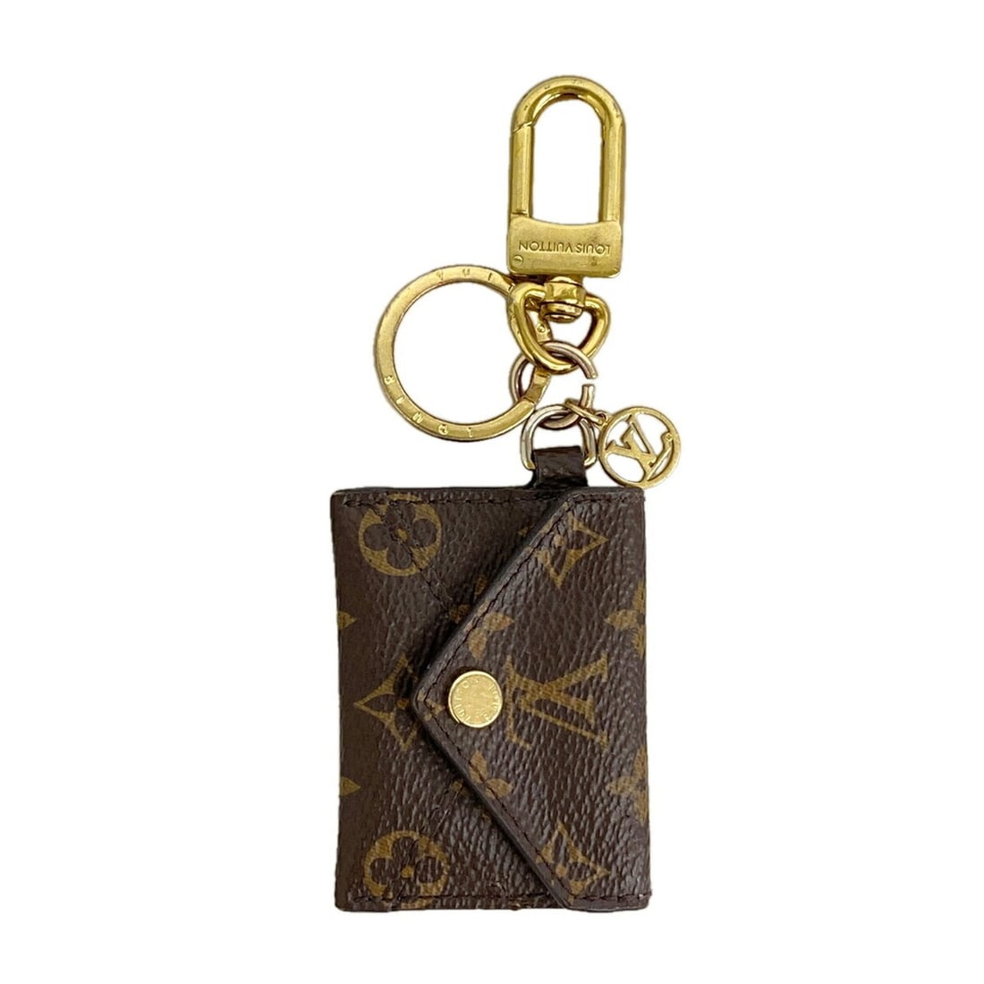 Louis Vuitton Keychain Charm Monogram Portefeuille Kirigami M69003 Brown Women's (1 of 8)