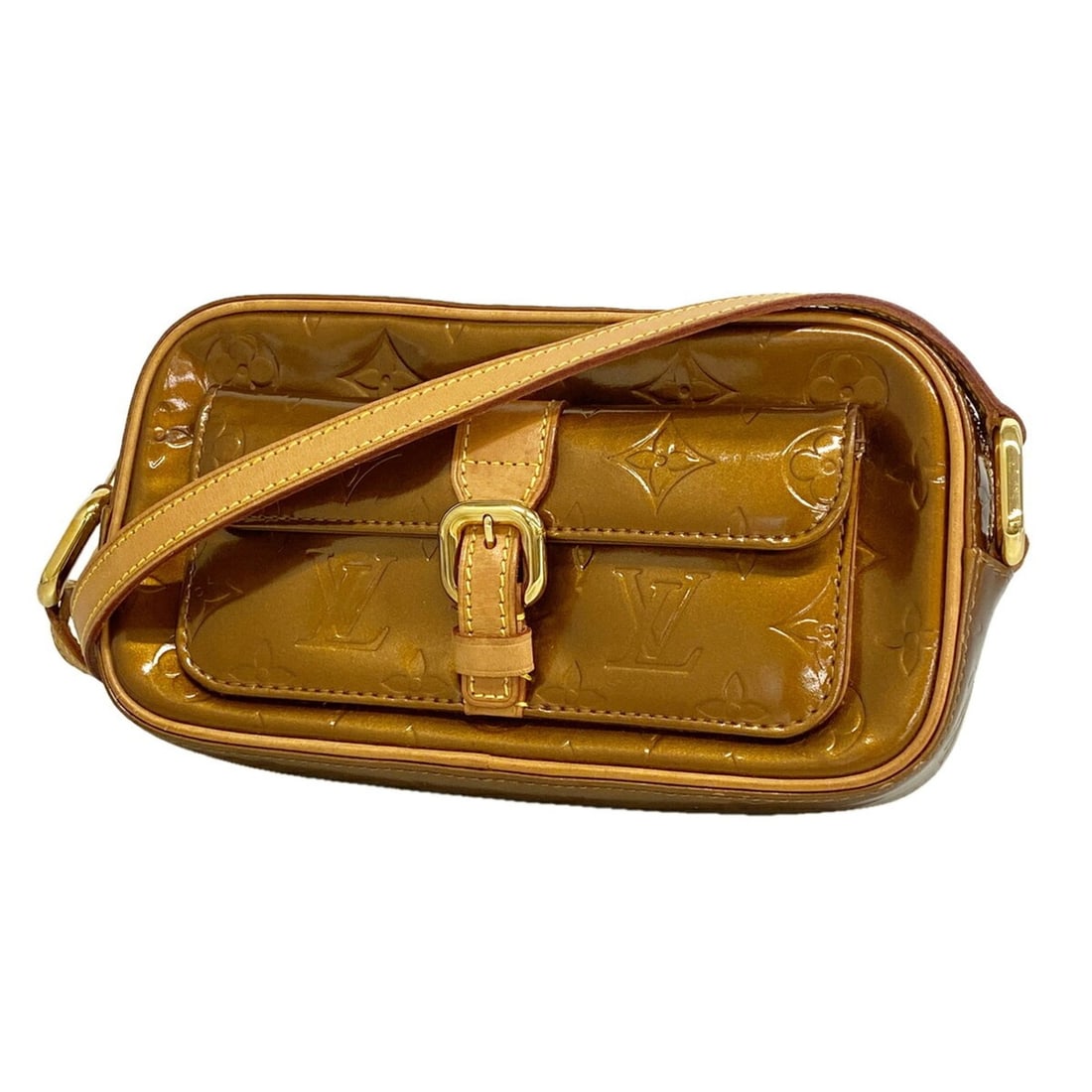 Louis Vuitton Vernis Christie MM Shoulder Bag M91109 Bronze (Women's): --- Catalog ---Category: SizeSize (HxWxD): 12cm x 22cm x 5cm / 4.72'' x 8.66'' x 1.96''Category: DesignType: Shoulder bagColor: BronzeGender: WomenCategory: GeneralMPN: M91109Brand: Louis Vuitton--- I