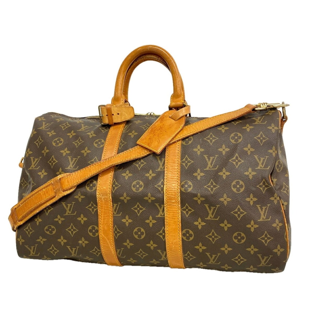 Louis Vuitton Bags - Boston Monogram Keepall Bandoulière 45 M41418 Brown Men's & Women's: --- Catalog ---Category: SizeSize (HxWxD): 27cm x 46cm x 20cm / 10.62'' x 18.11'' x 7.87''Category: DesignType: Boston bagColor: BrownGender: Men,WomenCategory: GeneralMPN: M41418Brand: Louis Vuitton-