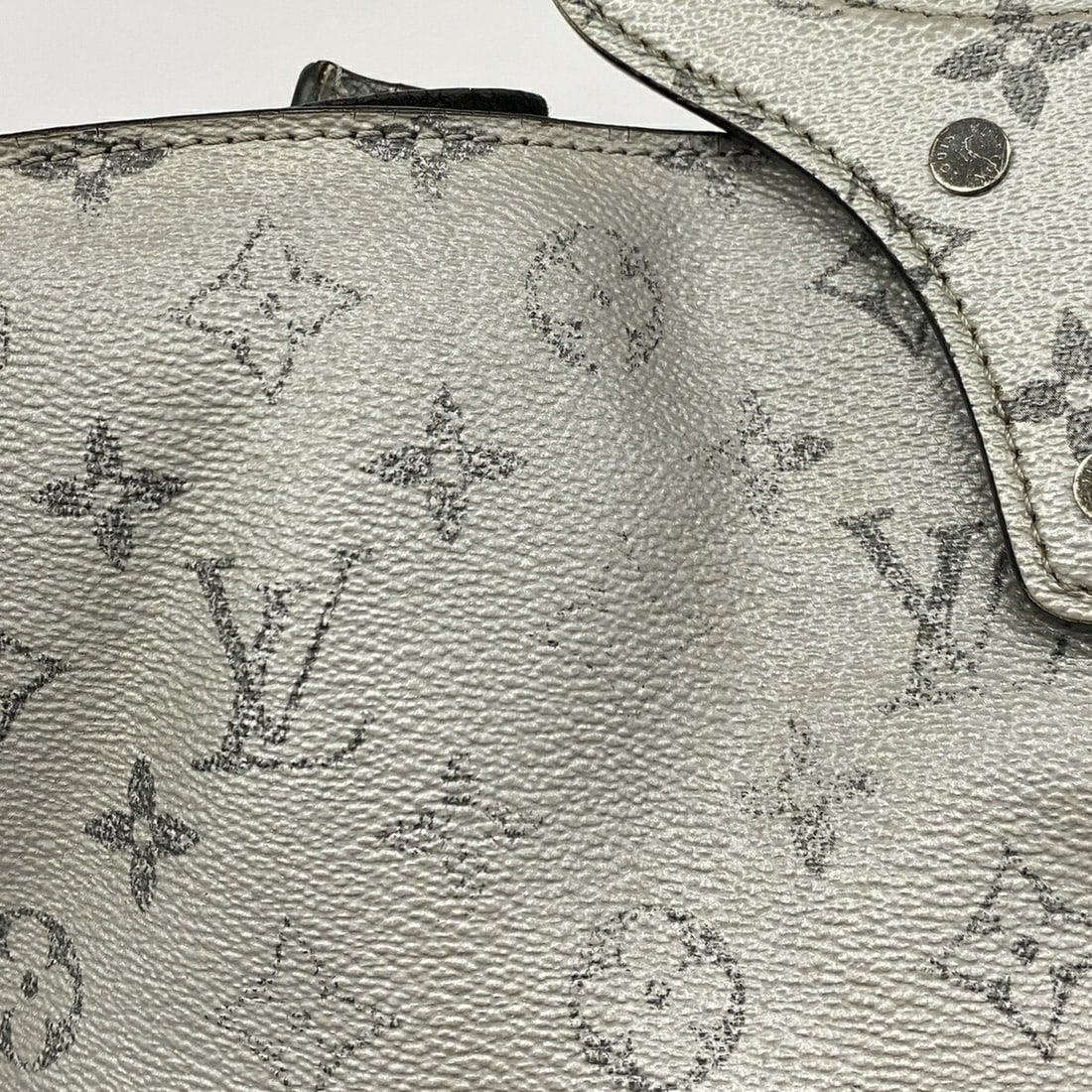 Louis Vuitton Monogram Eclipse Split Tote Bag M43816 Black Grey Men's - 9