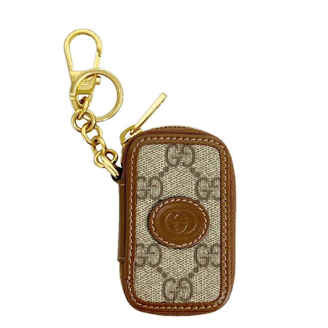 Gucci Keychain/Charm GG Supreme 751614 Brown Men's/Women's: --- Catalog ---Category: SizeSize (HxWxD): 8.5cm x 5cm x 2.5cm / 3.34'' x 1.96'' x 0.98''Category: DesignType: KeyringColor: BrownGender: Men,WomenCategory: GeneralMPN: 751614Brand: Gucci--- Item List