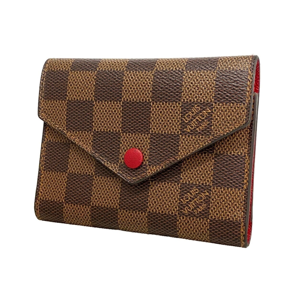 Louis Vuitton Tri-fold Wallet Damier Portefeuille Victorine N41659 Ebene Women's: --- Catalog ---Category: SizeSize (HxWxD): 9.5cm x 12cm x 2cm / 3.74'' x 4.72'' x 0.78''Category: DesignType: Wallet (tri-fold)Color: EbeneGender: WomenCategory: GeneralMPN: N41659Brand: Louis Vuitton