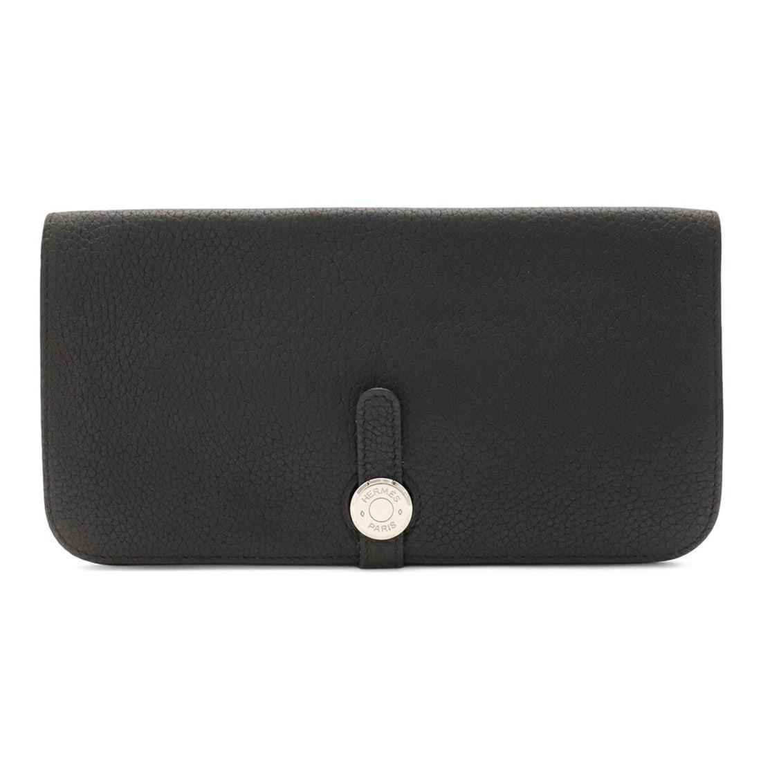 HERMES Dogon Rect Verso Long Bi-fold Wallet Togo Leather Black ?N Stamp: --- Catalog ---Category: SizeSize (HxWxD): 11cm x 20.5cm / 4.33'' x 8.07''Category: DesignType: Long wallet (bi-fold)Color: BlackGender: WomenMaterial: Togo leather Category: GeneralBrand: HermesCount