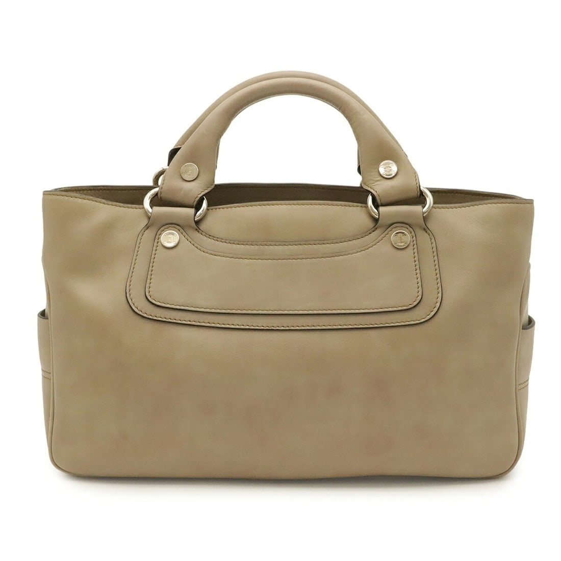 CELINE Boogie Bag Handbag Tote Leather Beige: --- Catalog ---Category: SizeSize (HxWxD): 20cm x 32cm x 13.5cm / 7.87'' x 12.59'' x 5.31''Category: DesignType: Handbag, Tote bagColor: BeigeGender: WomenMaterial: Leather Category: GeneralBrand: Cel