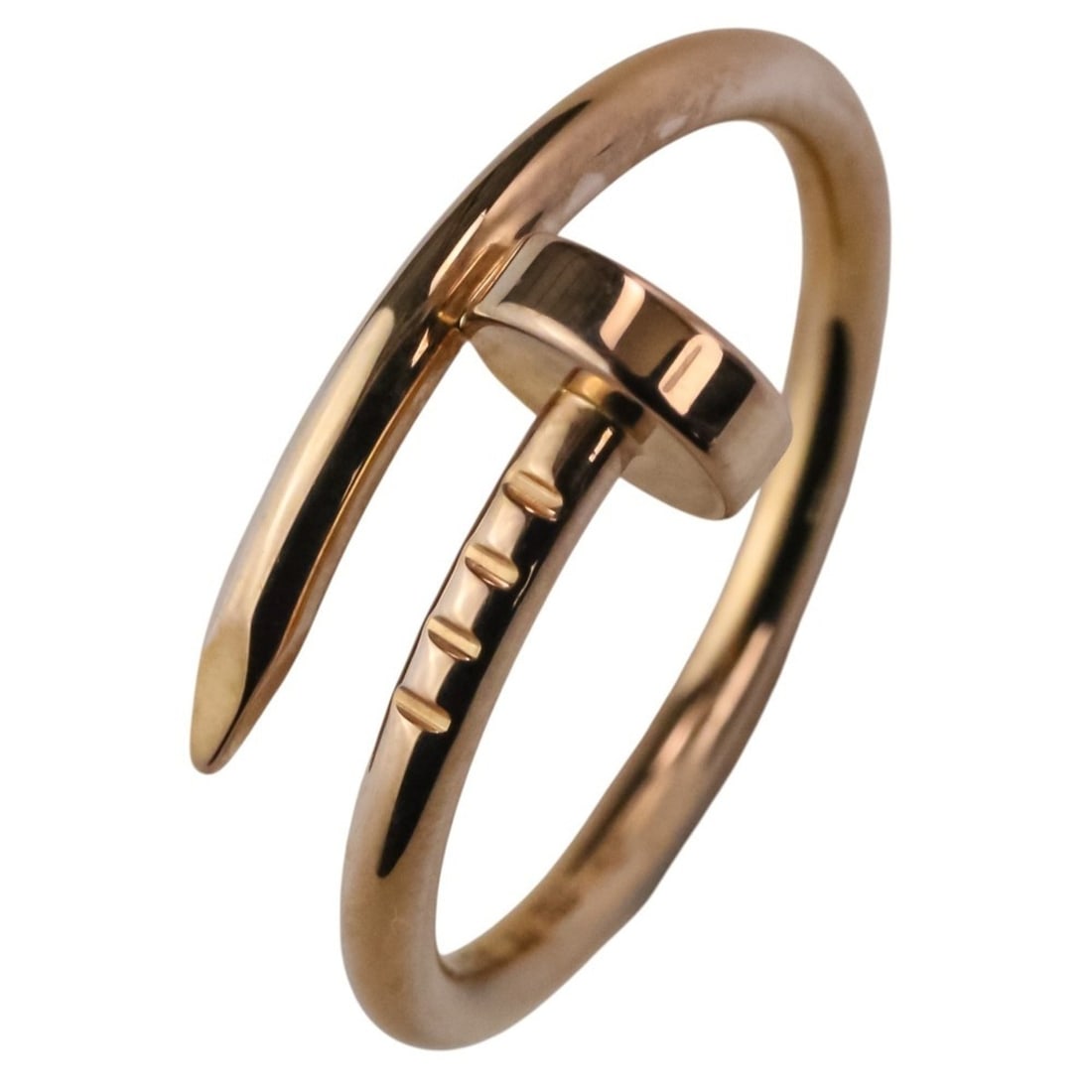 Cartier Juste un Clou Ring, 750 Pink Gold, Size 49, Women's. (1 of 14)