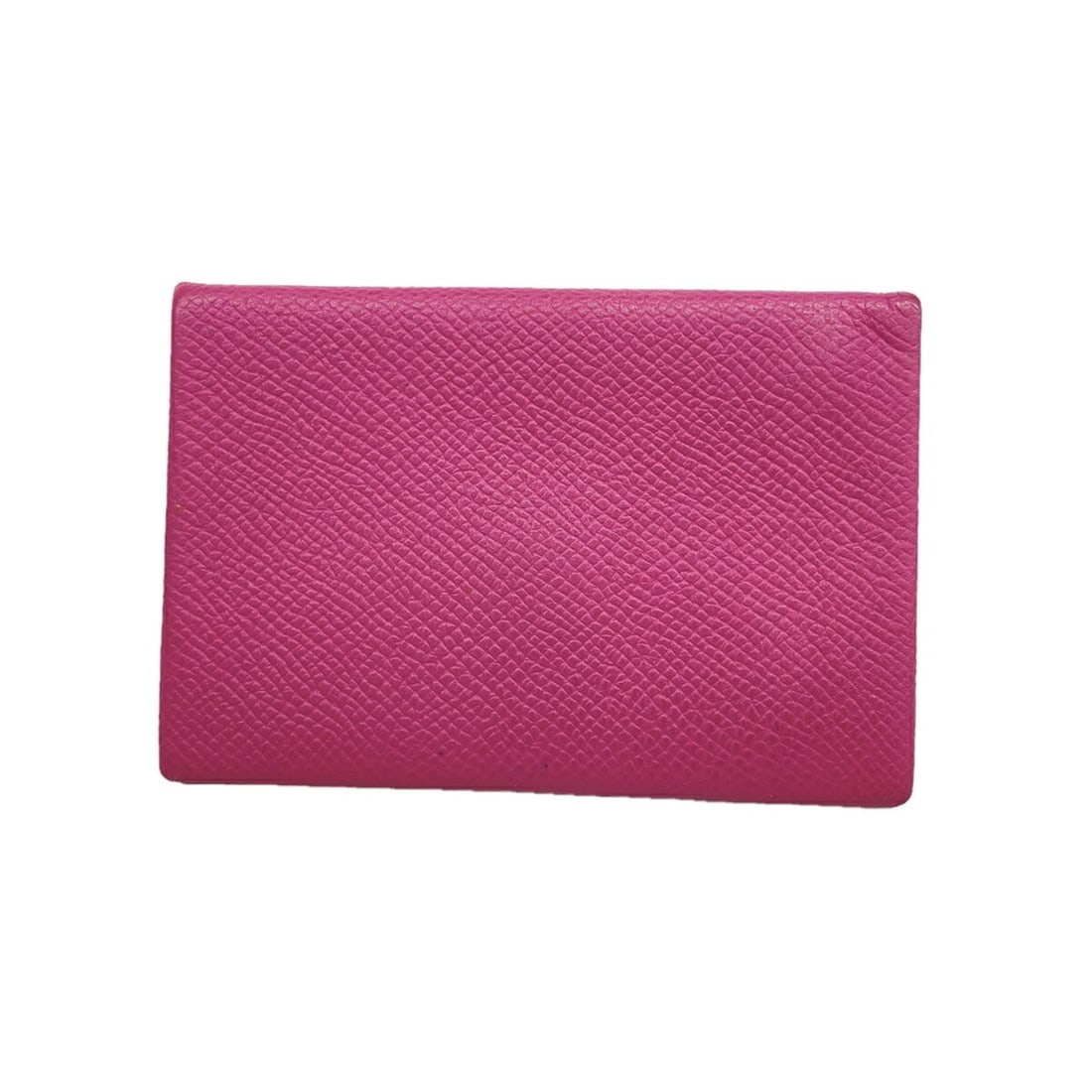 Hermes Calvi business card holder/card case, Veau Epsom leather, rose purple, A stamp, women's. (1 of 16)