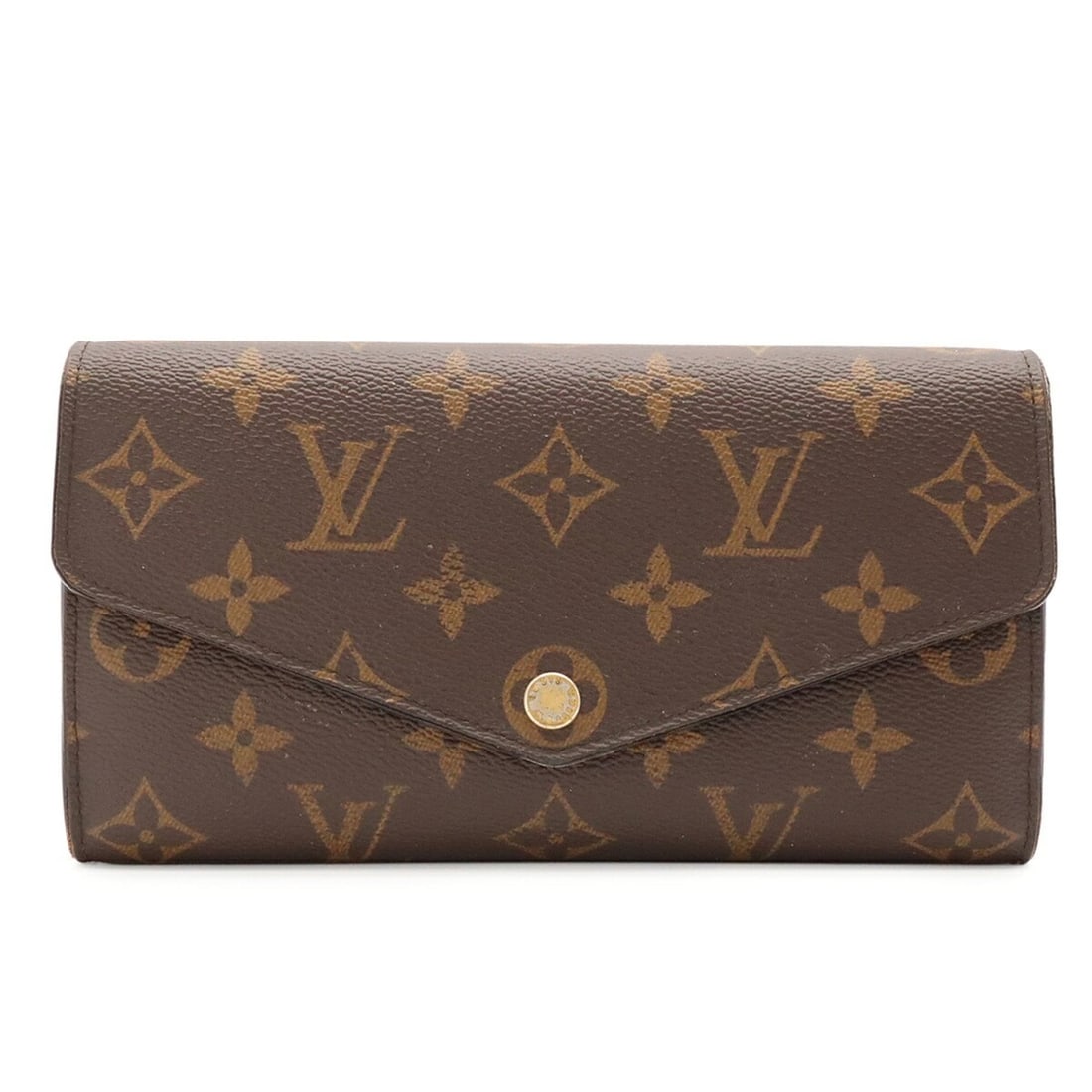 LOUIS VUITTON Louis Vuitton Monogram Portefeuille Sarah Bi-fold Long Wallet M60531: --- Catalog ---Category: SizeSize (HxWxD): 10.5cm x 19cm / 4.13'' x 7.48''Category: DesignType: Long wallet (bi-fold)Color: BrownGender: Women,MenMaterial: Monogram , Canvas Category: GeneralBrand: Lo